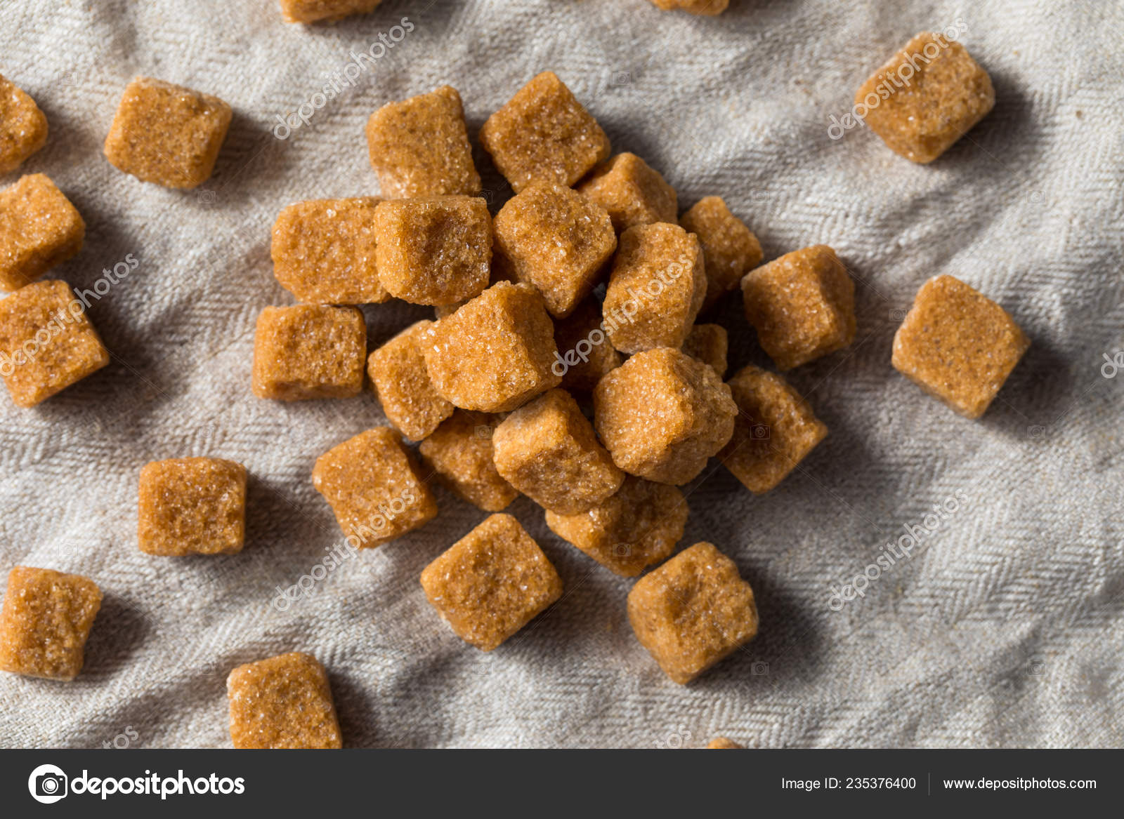 Raw Organic Brown Sugar Cubes Ready Use Stock Photo by ©bhofack2 235376400