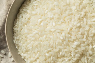 Beyaz Texmati pirinç bir kase kuru