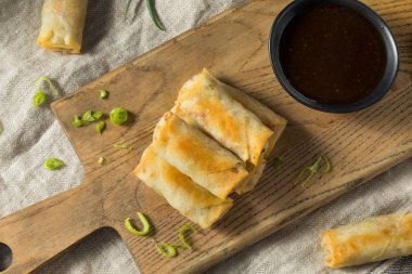 Ev yapımı kızarmış sebze Çin böreği