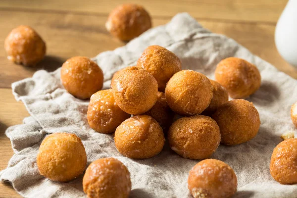 Homemade Glazed Donut Holes — Stock Photo, Image