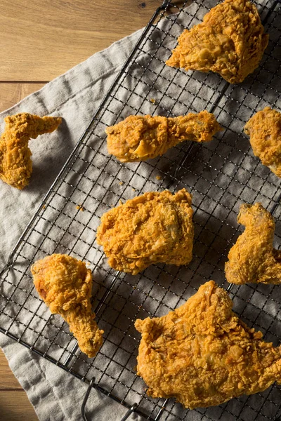 Cena casera de pollo frito del sur — Foto de Stock