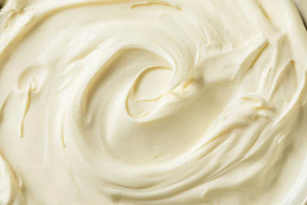 Krämig hemmagjord Mascarpone ost — Stockfoto