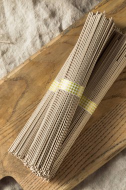 Organik buğday Soba noodle kurutulmuş