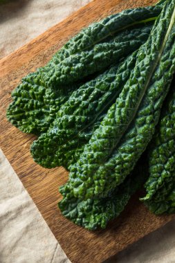 Sağlıklı organik yeşil Lacinato kale