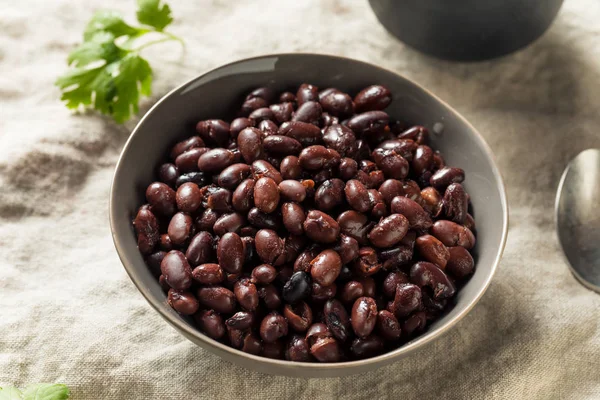 有機缶詰の黒豆 — ストック写真