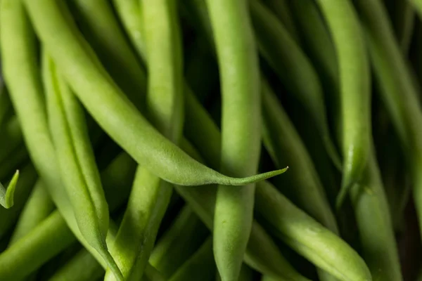 Frijoles verdes verdes verdes crudos —  Fotos de Stock