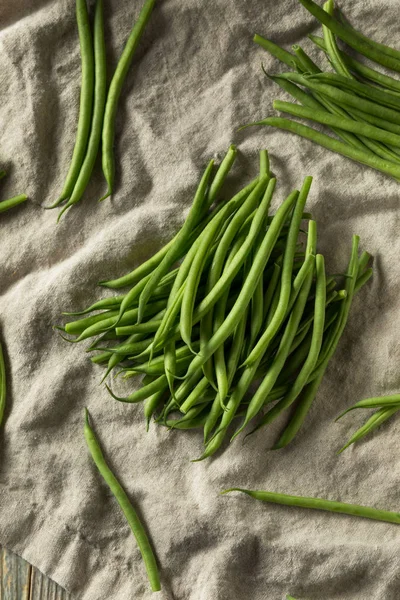 Frijoles verdes verdes verdes crudos — Foto de Stock