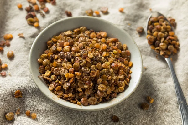 Hälsosam hemlagad rostad lins snack — Stockfoto