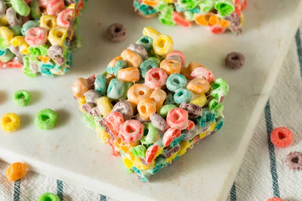 Hausgemachte Früchte Müsli Eibisch Leckerbissen — Stockfoto