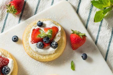 Meyveli Ev Yapımı Mini Sünger Kek Bardakları