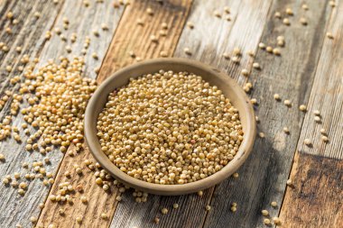 Çiğ Organik Sorgum Tahıl