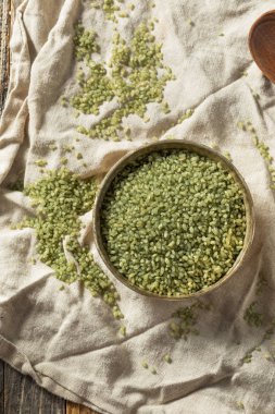 Çiğ Organik Yeşil Bambu Pirinç