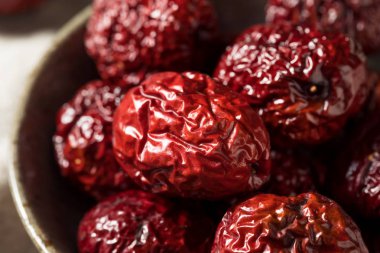 Organik Kurutulmuş Kırmızı Jujube Meyve