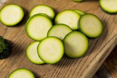 Çiğ Yeşil Organik Kabak