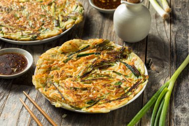 Ev Yapımı Kore Pajeon Scallion Krep
