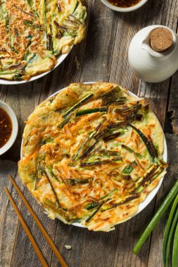 Ev Yapımı Kore Pajeon Scallion Krep