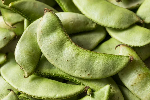 Ακατέργαστο πράσινο οργανικό Ινδικό Desi Papdi — Φωτογραφία Αρχείου