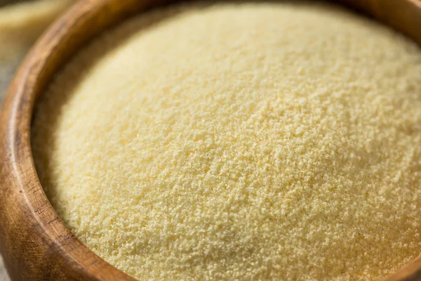 Suchy organiczny Semolina mąki durum — Zdjęcie stockowe