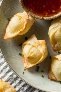 Çin krem peyniri Wontons