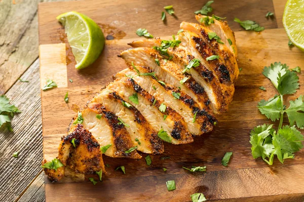 Homemade Grilled Chipotle Chicken Breast — Stock Photo, Image