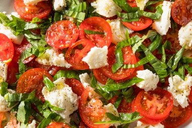 Mozarella ile Ev Yapımı Caprese Salatası