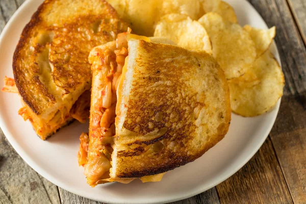 Homemade Korean Grilled Cheese Sandwich — Stock Photo, Image