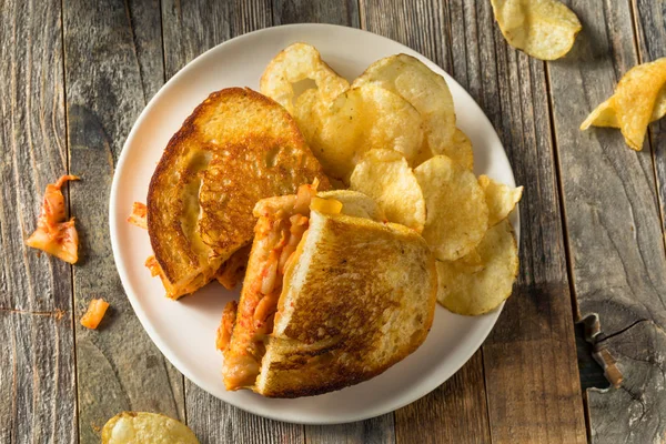 Homemade Korean Grilled Cheese Sandwich — Stock Photo, Image