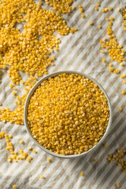 Kurutulmuş Organik Moong Dal Split Mung Fasulye