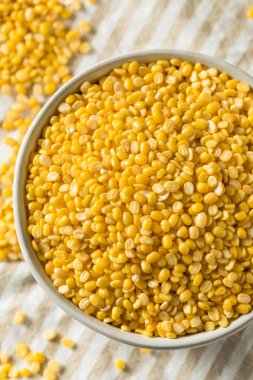 Kurutulmuş Organik Moong Dal Split Mung Fasulye