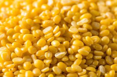 Kurutulmuş Organik Moong Dal Split Mung Fasulye