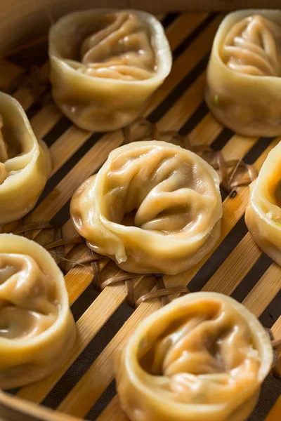 Hemlagad koreanska kimchi dumplings — Stockfoto