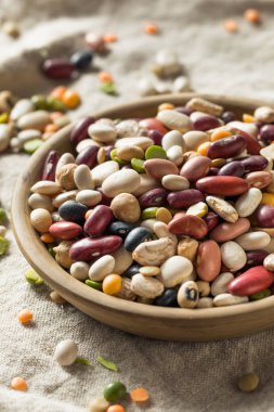 Kuru Organik Çeşitli Fasulye Karışımı