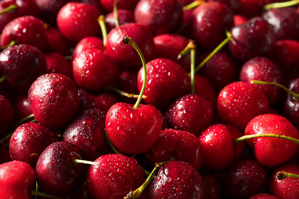 Raw Red Organic Cherries