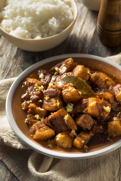 Filipino hecho en casa Adobo cerdo —  Fotos de Stock