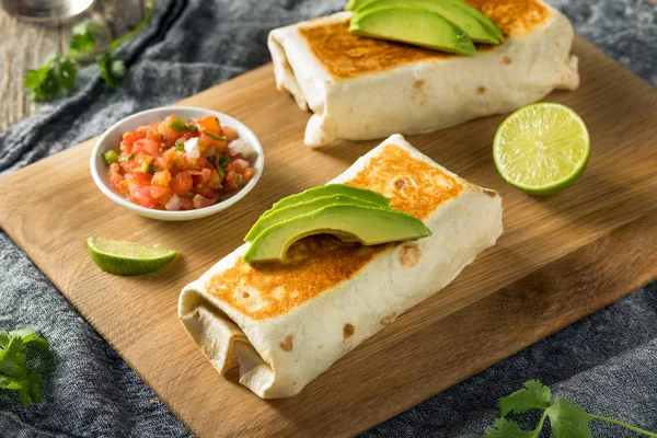 Chorizo Casero Desayuno Burritos — Foto de Stock