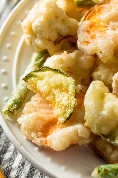 Zelfgemaakte Japanse groente tempura — Stockfoto