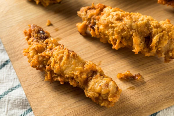 Homemade Deep Fried Idaho Finger Steaks — Stock Photo, Image