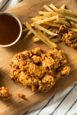 Ev Yapımı Derin Kızarmış Idaho Parmak Biftekler