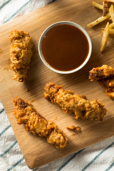 Filetes hechos en casa de Idaho Fried Finger Steaks — Foto de Stock