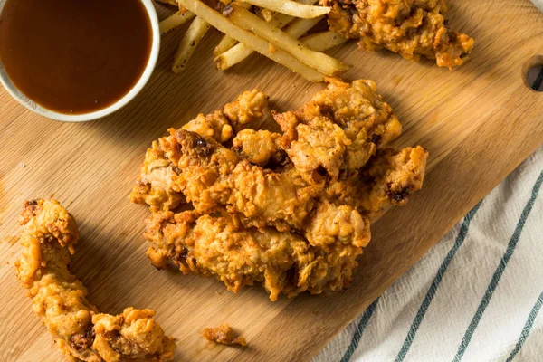 Ev Yapımı Derin Kızarmış Idaho Parmak Biftekler