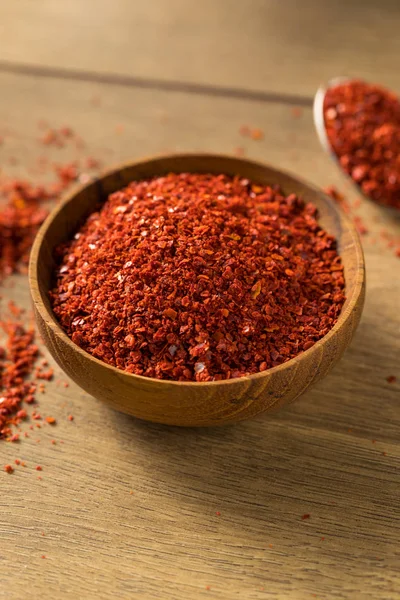 Biologische rode pittige Koreaanse Gochugaru Spice — Stockfoto