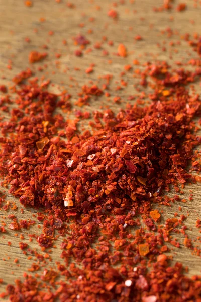 Szerves vörös fűszeres koreai Gochugaru Spice — Stock Fotó