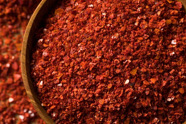 Szerves vörös fűszeres koreai Gochugaru Spice — Stock Fotó