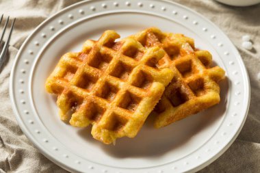 Ev Yapımı Belçika Şeker Waffle