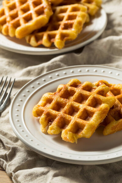 Homemade Belgian Sugar Waffles