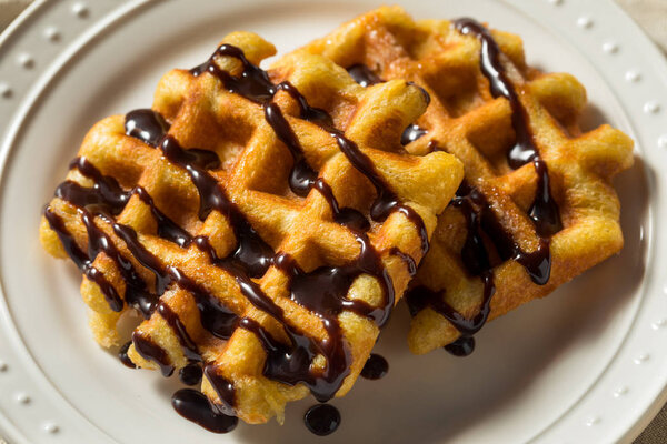 Homemade Belgian Sugar Waffles
