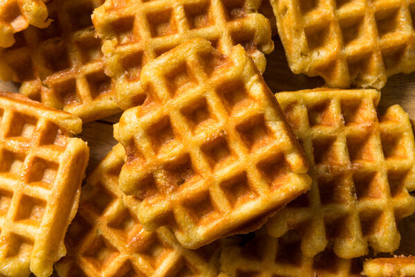 Homemade Belgian Sugar Waffles
