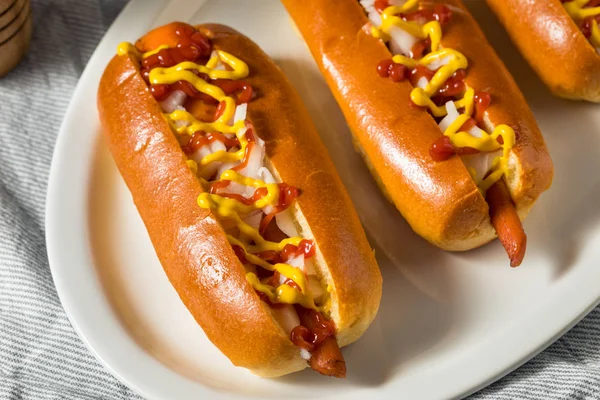 Fatti in casa Vegan Carota Hot Dogs — Foto Stock