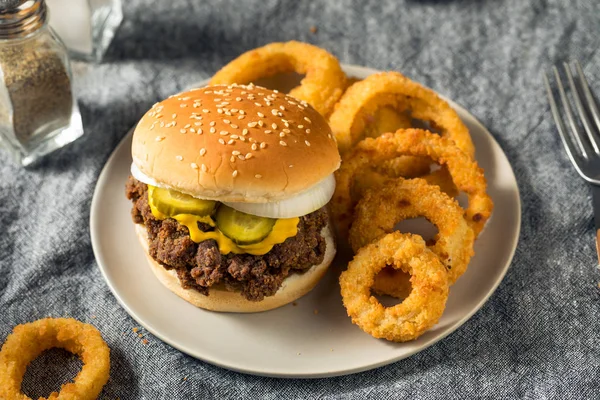Домашні Міссісіпі кулі гамбургери — стокове фото