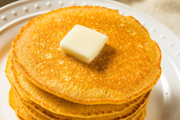 Homemade Corn Meal Johnny Cakes — Stock Photo, Image